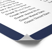 オーシ航海のアンクラシックネイビー ポスター (角)