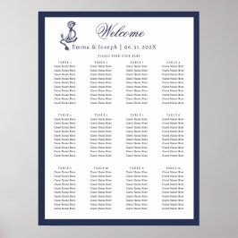 オーシ航海のアンクラシックネイビー ポスター