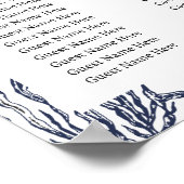 オーシ航海のアンクラシックネイビー ポスター (角)