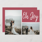 オージョイカスタムズ複数写真クリスマスカード シーズンカード (正面/裏面)