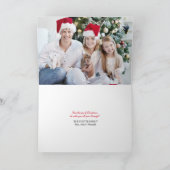 オージョイ折り畳みフォトホリデーカード シーズンカード (内部)