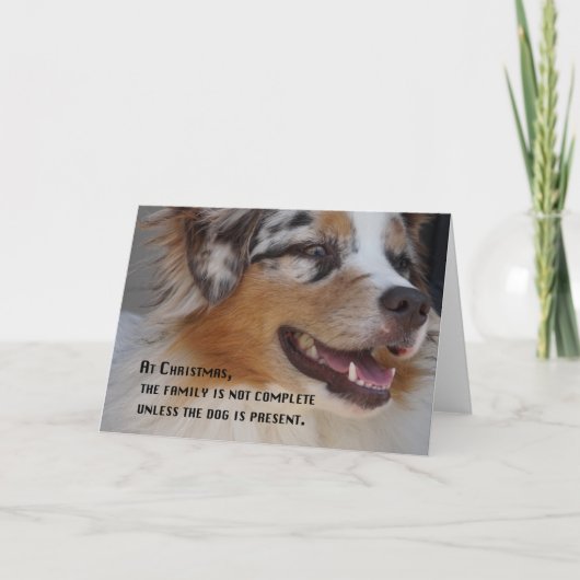 オージーのプレゼント シーズンカード (正面)