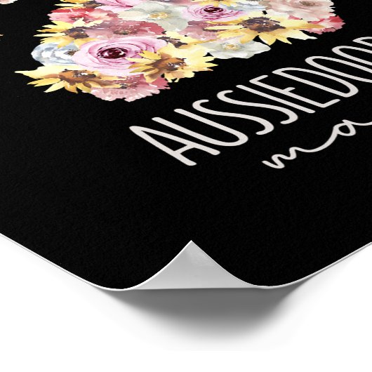 オージーエドルママフローラポー犬ママ ポスター (角)