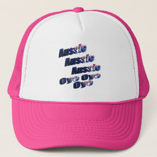 オージーオイ写真ロゴ、ピンク キャップ