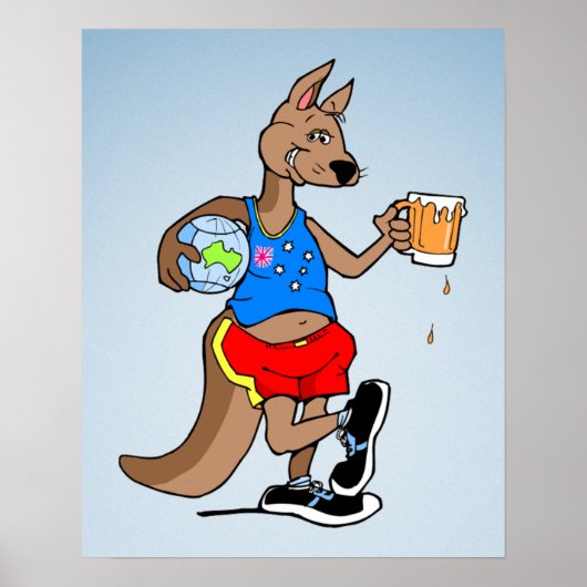 オージーカンガルー ポスター (正面)