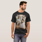 オージーカンガロ結婚ホワイトのBucks Night Tシャツ (正面フル)