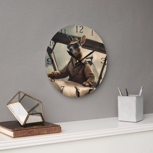 オージーカンガロ航空パイロット, ラージ壁時計 (オフィス)