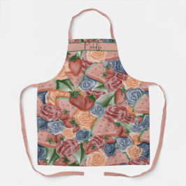 オージーサマービーブススイカ&イチゴ エプロン