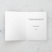 オージードッグ誕生日カードA1 カード (内部)