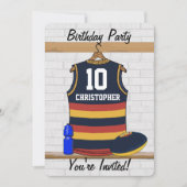 オージーパーソナライズされたルールサッカージャージーBRY 招待状 (正面)