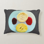 オージーミートパイつや消しポリエステル枕 アクセントクッション (裏面)