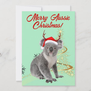 オージーメリークリスマスコアラ シーズンカード