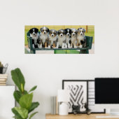 オージーワゴンおもしろい ポスター (ホームオフィス)