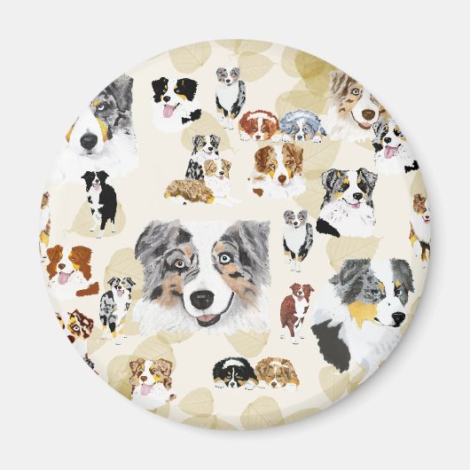 オージー・コラージュ マグネット (正面)