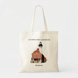 オースェイブルポイント灯台の切り抜きバッグ トートバッグ