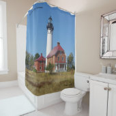オースェイブルポイント灯台 シャワーカーテン (インサイチュ)