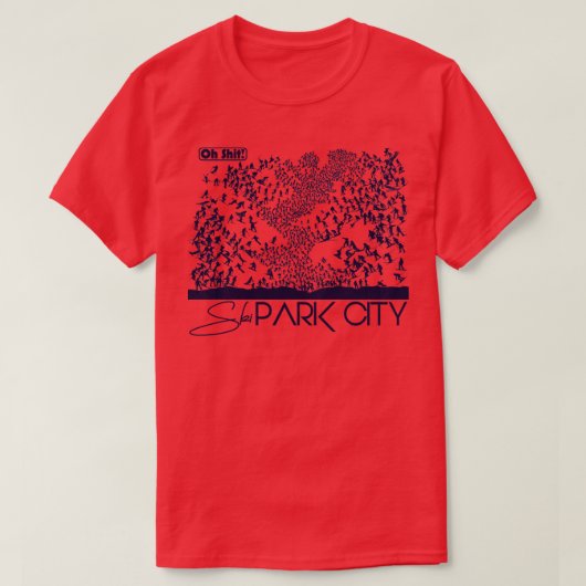 オースキーパークシティ Tシャツ (デザイン正面)