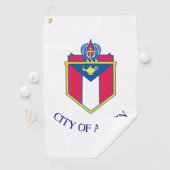 オースチン(テキサス州)市旗 ゴルフタオル (インサイチュ)