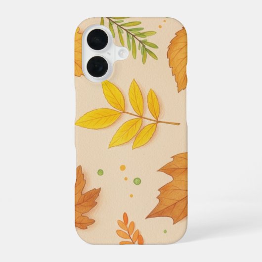 オースティックな紅葉のiPhone 16ケース iPhone 16ケース (裏面)