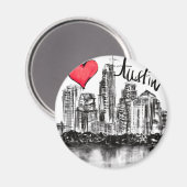 オースティンが大好き マグネット (正面/裏面)