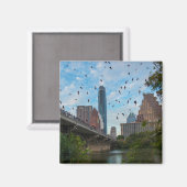 オースティンこうもりズダウンタウン マグネット (正面/裏面)