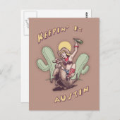 オースティンのキープイン ポストカード (正面/裏面)