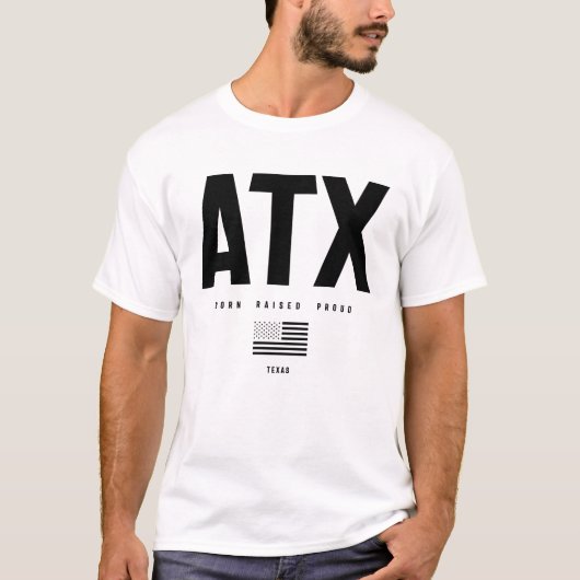 オースティンの愛生まれを育て誇りを持ったる Tシャツ (正面)