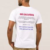 オースティンの連合のTシャツを卵巣摘出して下さい Tシャツ (裏面)