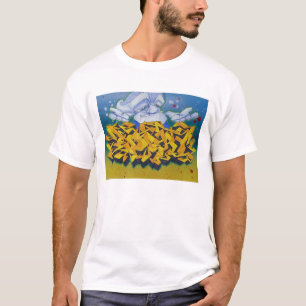 オースティンのguerra -落書き tシャツ