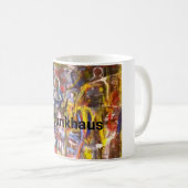 オースティンアンダーグラウンド抽象芸術ハンカマーアルチュンクハウス コーヒーマグカップ (正面右)