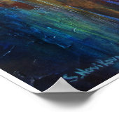 オースティンカラフルスカイラインポスタースヴェトラナノビコヴァ ポスター (角)