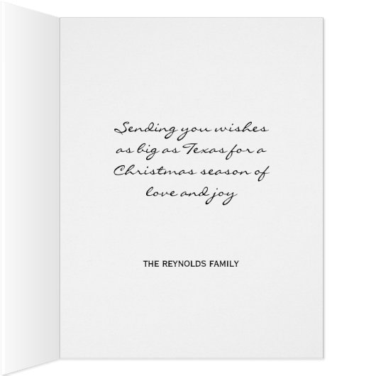 オースティンキャピタルオブテキサス州ハイウェイホリデーカード (内側(右))