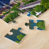 オースティンサマーシティスケープJigsawパズル ジグソーパズル (側面)