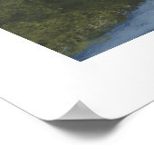 オースティンスカイライン絵を描アートプリント ポスター (角)