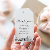 オースティンスカイラ結婚インの感謝メッセージカード ギフトタグ
