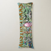 オースティンテキサス州おもしろいの地図 ボディピロー (正面縦)