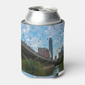 オースティンテキサス州こうもりコングレスブリッジダウンタウン 缶クーラー (缶正面)