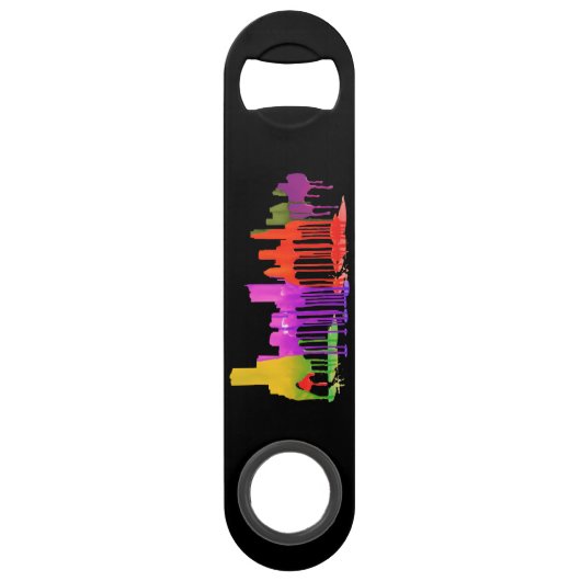 オースティンテキサス州のスカイラインの水溜- スピード栓抜き (裏面)