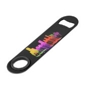 オースティンテキサス州のスカイラインの水溜- スピード栓抜き (裏面アングル)