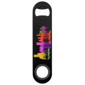 オースティンテキサス州のスカイラインの水溜- スピード栓抜き (正面)