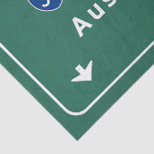 オースティンテキサス州のtxの州間幹線道路の高速道路の道: 薄葉紙 (詳細)