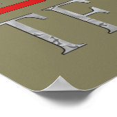 オースティンテキサス州アートプリント ポスター (角)