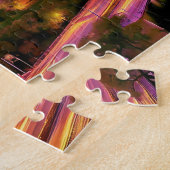 オースティンテキサス州アート2フォトパズルスカイラインアートオースティン ジグソーパズル (側面)