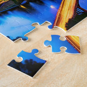 オースティンテキサス州アート3フォトパズルスカイラインアートオースティン ジグソーパズル (側面)