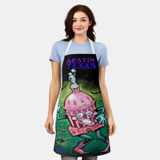 オースティンテキサス州エプロン エプロン (着用した状態)
