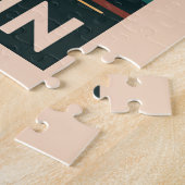 オースティンテキサス州スカイライントラベルアートヴィンテージ ジグソーパズル (側面)