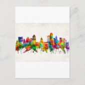 オースティンテキサス州スカイライン シーズンポストカード (正面)