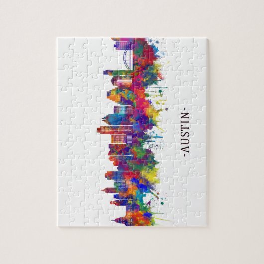 オースティンテキサス州スカイライン ジグソーパズル (縦)