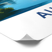 オースティンテキサス州トラベルプリント ポスター (角)