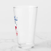 オースティンテキサス州バチュラーパーティビーバーピント タンブラーグラス (左)